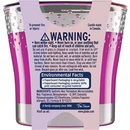 Glade Candle Air Freshener Scented Fresh Berries & Wild Raspberry