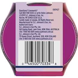 Glade Candle Air Freshener Scented Fresh Berries & Wild Raspberry
