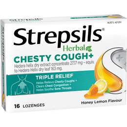 Strepsils Herbal Chesty Cough Lozenges
