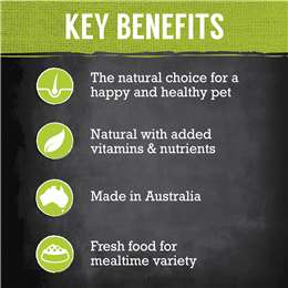 Natures Gift Adult Chilled Fresh Dog Food Roll With Kangaroo Peas Sweet