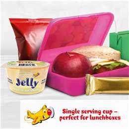 Aeroplane Ready To Eat Jelly Cup Snack Pineapple Flavour