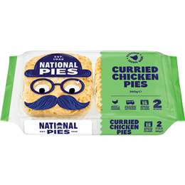 National Curried Chicken Pies 2 pack