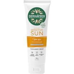 Dermaveen Sensitive Sun SPF 50+ Face & Body Cream 100g