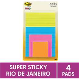 Post-it Sticky Notes Rio De Janeiro Collection Each | Woolworths