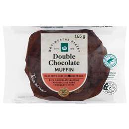 Woolworths Double Chocolate Muffin