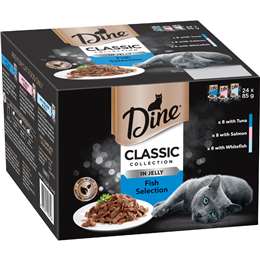 Dine Adult Wet Cat Food Fish In Jelly Selection