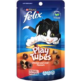 Felix Play Tubes Cat Treats Chicken & Liver 50g