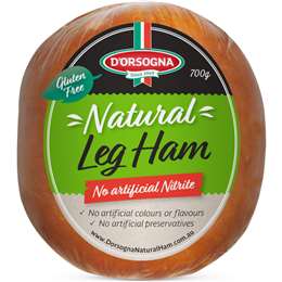 D'Orsogna Natural Leg Ham Portion 700g