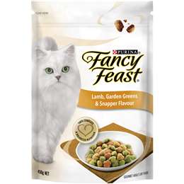 Fancy Feast Adult Lamb Garden Greens & Snapper Flavour Dry Cat Food ...