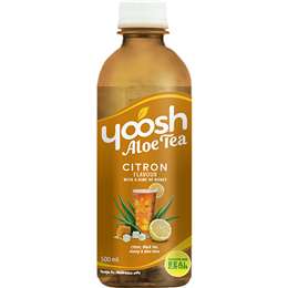 Yoosh Aloe Tea Citron Flavour With Honey 500mL