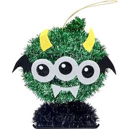 Halloween Tinsel Tabletop Monster each