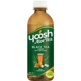 Yoosh Aloe Tea Black Tea Flavour With Honey 500mL