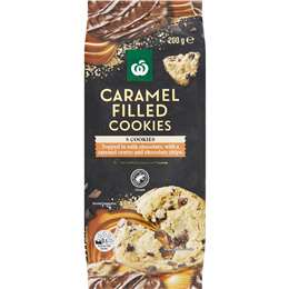 Woolworths 8 Caramel Filled Cookies 200g