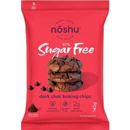 Noshu 97% Sugar Free Dark Choc Baking Chips