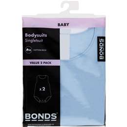 Bonds Bodysuits Singletsuits Size 0000 2 Pack