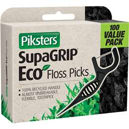 Piksters Supagrip Eco Floss Picks 100 Pack