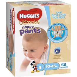 Huggies Ultimate Nappy Pants Toddler Boy Jumbo