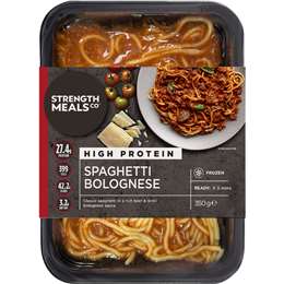 Strength Meals Co Frozen Spaghetti Bolognese High Protein