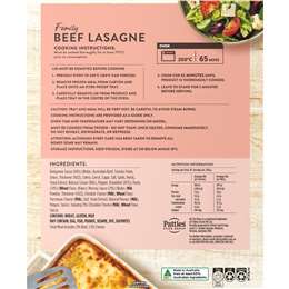 On The Menu Beef Lasagne Null
