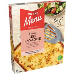 On The Menu Beef Lasagne Null