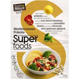 Super Nature Super Foods Mediterranean Polenta Frozen Meal
