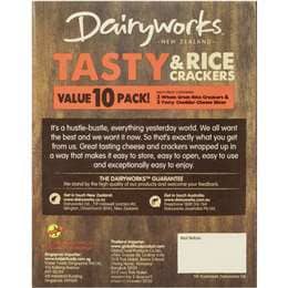 dairyworks cheese and rice crackers