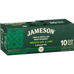 Jameson Smooth Dry & Lime Irish Whiskey