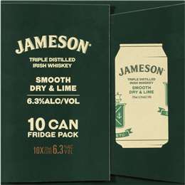 Jameson Smooth Dry & Lime Irish Whiskey