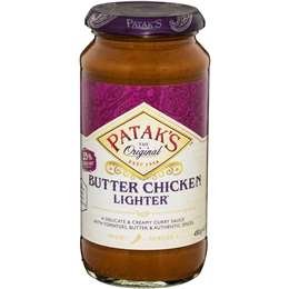 Patak's Light Butter Chicken Simmer Sauce 450g | Woolworths