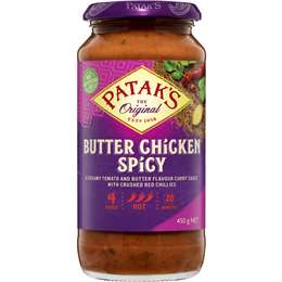 Patak's Spicy Butter Chicken Simmer Sauce 450g | Woolworths