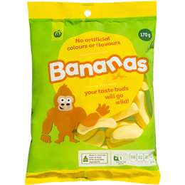 Woolworths Bananas 170g | Woolworths