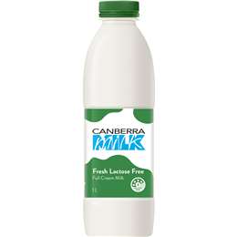 Canberra Milk Lactose Free Full Cream Milk