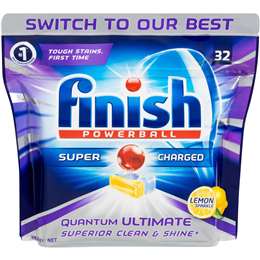 Finish Quantum Ultimate Dishwashing Tablets Lemon