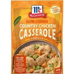 McCormick Slow Cooker Country Chicken Casserole Recipe Base
