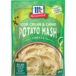 McCormick Sour Cream & Chive Potato Mash Recipe Base 40g