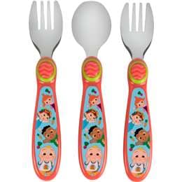 Cocomelon Sculpted Flatware Set 3 pack