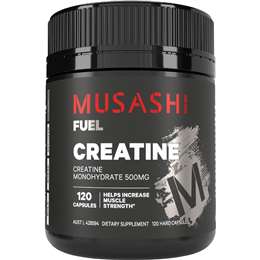 Musashi Creatine Capsules 120 pack