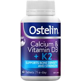 Ostelin Calcium & Vitamin D3 K2 Tablets 60 pack