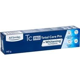 All Smiles Total Care Pro Whitening Toothpaste 140g