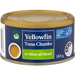 Woolworths Yellowfin Tuna Chunks Olive Oil Blend