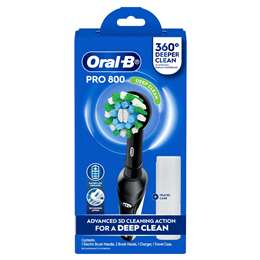 Oral-B Pro 800 Electric Toothbrush Cross Action Set each