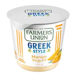 Farmers Union Greek Style Yogurt Mango 150g