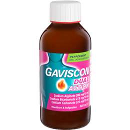 Gaviscon Dual Action Liquid Peppermint 500mL