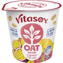 Vitasoy Oat Yoghurt Summer Fruits 140g