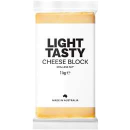 White Label Light Tasty Cheese Block