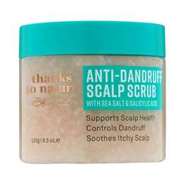Thanks To Nature Anti Dandruff Scalp Scrub With Sea Salt & Salicylic Acid 235g