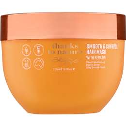 Thanks To Nature Smooth & Control Hair Mask With Keratin 225mL
