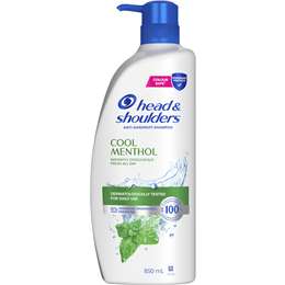 Head & Shoulders Cool Menthol Anti Dandruff Shampoo 850mL