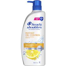 Head & Shoulders Instant Oil Control Anti Dandruff Shampoo 850mL