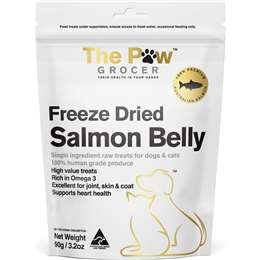 The Paw Grocer Freeze Dried Salmon Belly 90g